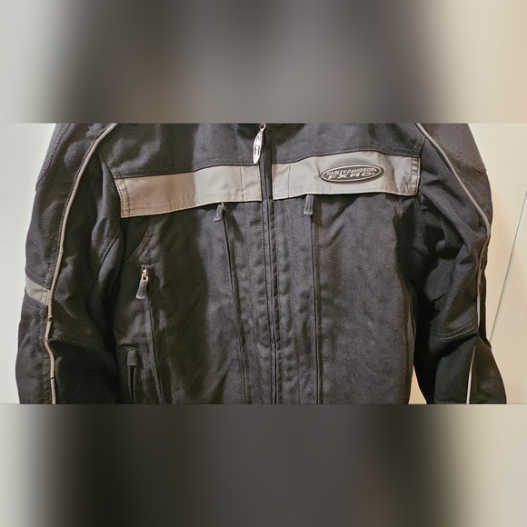 Harley Davidson Men's FXRG Textile Motorcycle Jacket Black Size Small - Picture 5 of 12
